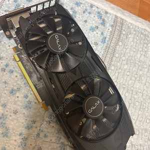 그래픽카드 GALAX GTX 1060 3gb 상태 양호