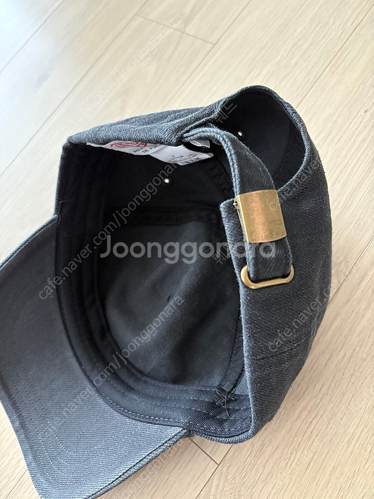 단톤 코튼 볼캡 진회색--3