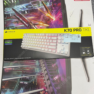 커세어 k70 pro tkl mgx(래피드트리거) 화이트
