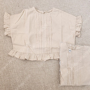 쌍둥이 아기옷 블라우스 새것 2벌 일괄 100사이즈 2벌일괄