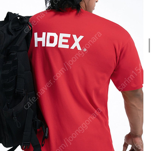 HDEX 메인 백로고 오버핏 반팔티