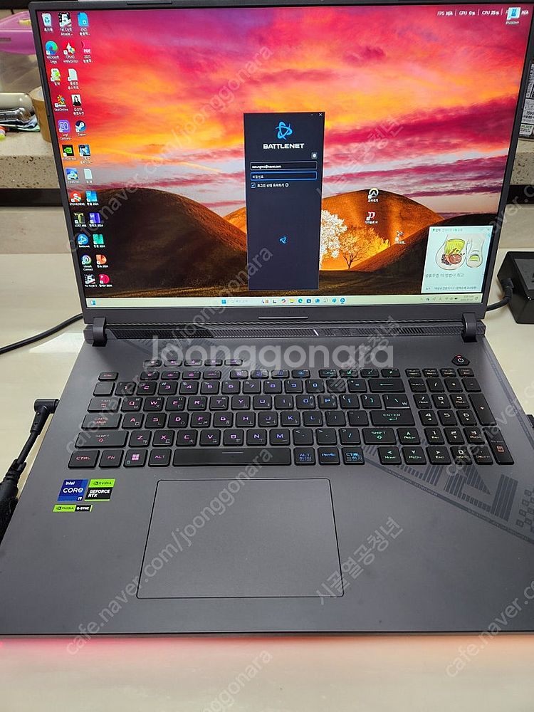 ASUS G18 4080 18인치 노트북--6
