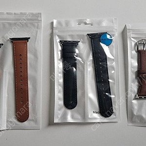 미사용 애플워치 38 40 41 가죽 스트랩 3개 일괄 판매. 택포2만원.