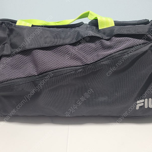 FILA 휠라 스포츠 운동 가방 블랙/네온 그린