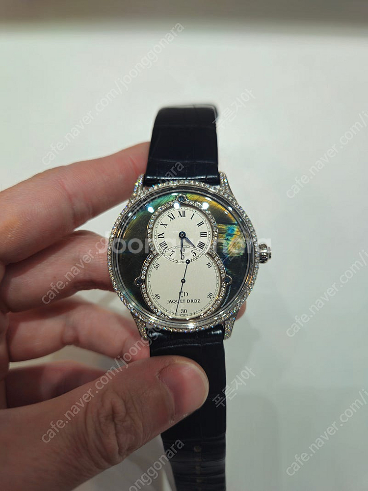 자케드로 그랑 스콩드 화이트 골드 39mm 한정판 시계--0