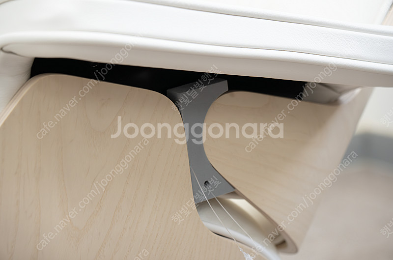 임스 라운지 체어 앤 오토만, 화이트 애쉬 우드, 새상...--7