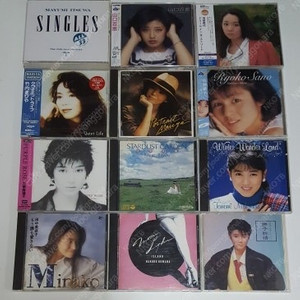올드 J-pop) 다양한 80년대~90년대 일본 여성 가수 CD Collection (업데이트)