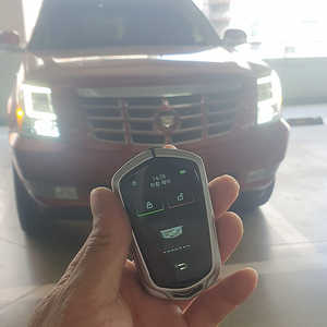 [판매] 캐딜락 CT4, CT5, XT4, XT5, XT6, 에스컬레이드 전연식 전모델 차량키 캐딜락 전용로고 탑재 디지털키로 제작