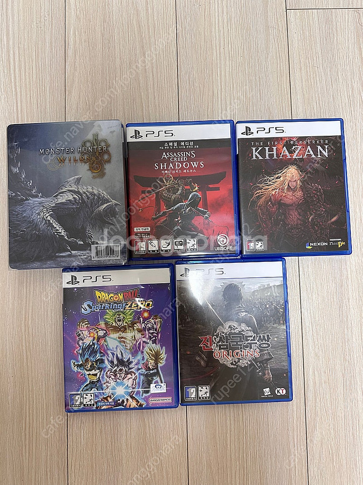 ps5카잔/스파킹제로/어크새도우/몬헌와일즈/진삼오리진팝...--0