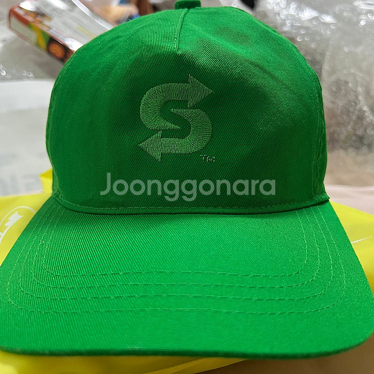 서브웨이 그린 볼캡 모자--0
