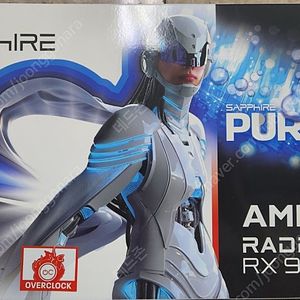 SAPPHIRE 라데온RX 9070XT PURE OC D6 16G 미개봉 팝니다.