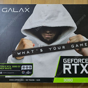 갤럭시 RTX 3080 EX게이밍 화이트 OC D6X 10GB 판매 합니다