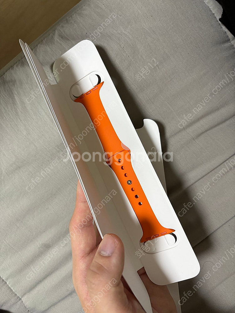 미개봉) 애플워치10 오랑쥬 스포츠 스트랩 42mm 팝...--0