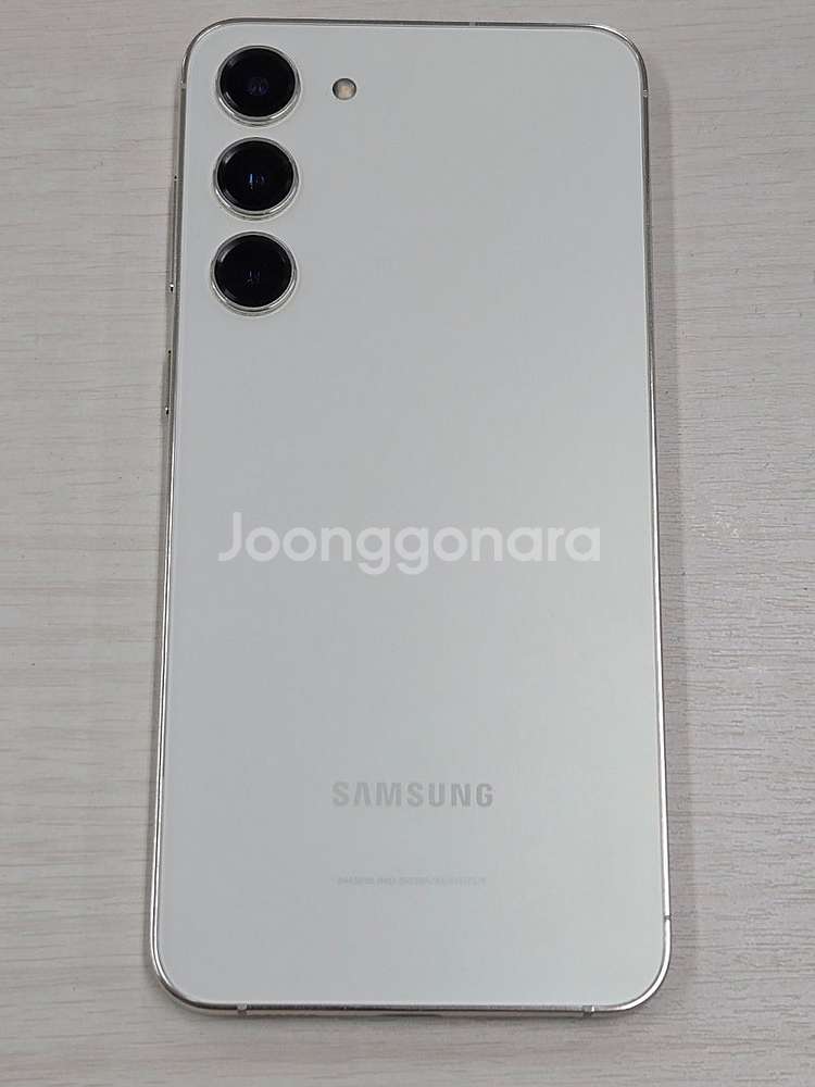 갤럭시 S23플러스 크림색상 256용량 새상품컨디션 초...--0