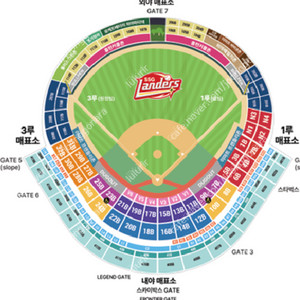 7월 18일 금요일 7월 19일 토요일 7월 20일 일요일 두산 VS SSG 피코크테이블석 원정응원석 2연석3연석4연석5연석6연석7/18 7/19 7/20[인천 SSG 랜더스필드]