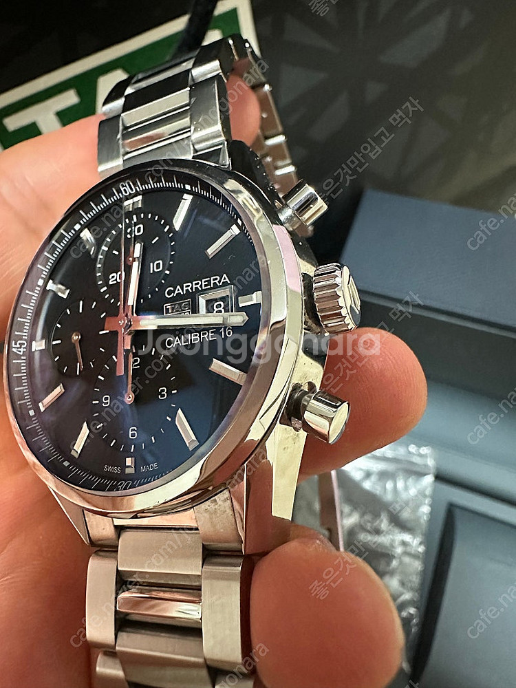 태그호이어 크로노그래프41mm 신형 21년스태핑--0