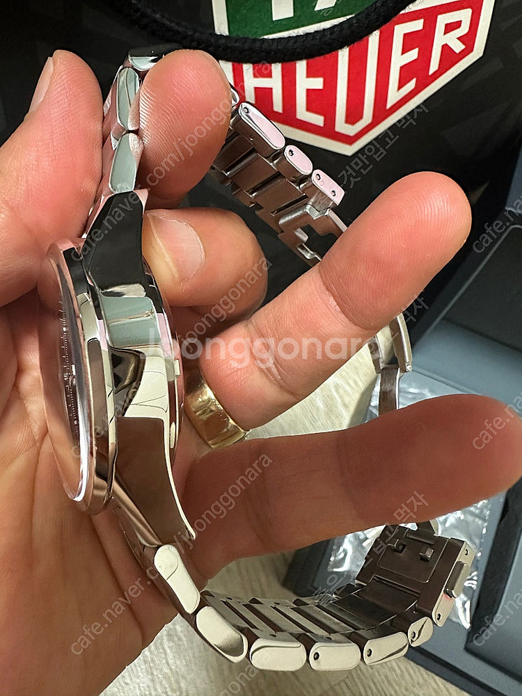 태그호이어 크로노그래프41mm 신형 21년스태핑--2