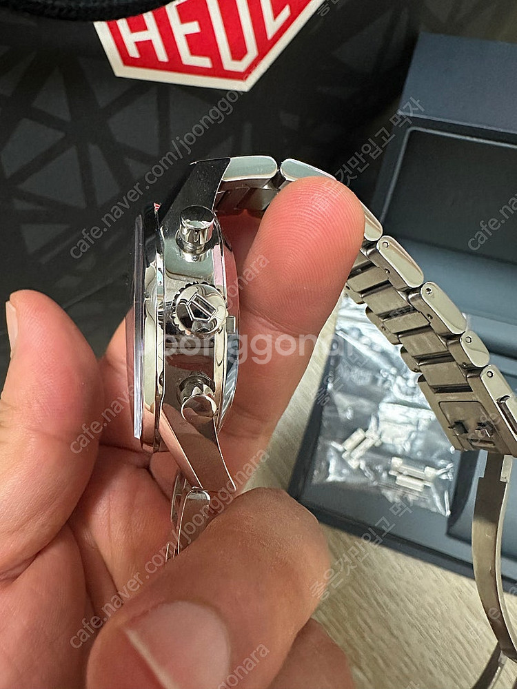 태그호이어 크로노그래프41mm 신형 21년스태핑--4