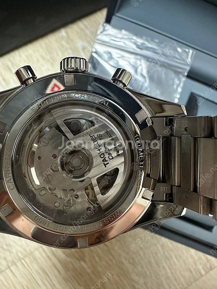 태그호이어 크로노그래프41mm 신형 21년스태핑--5