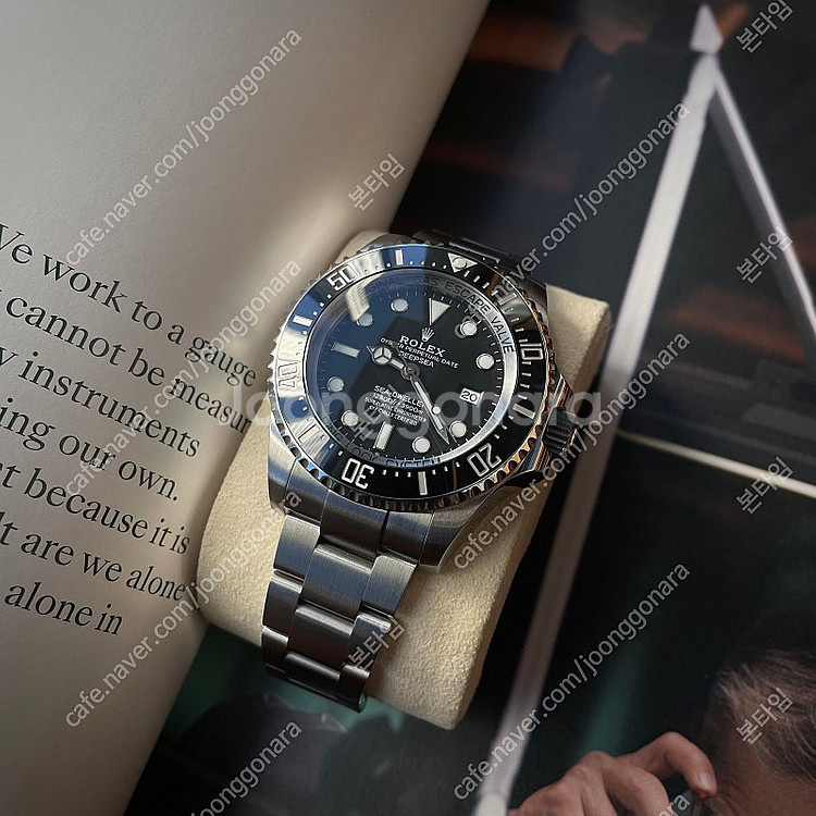 126660 씨드웰러 딥씨 검판 44mm 스틸 롤렉스 ...--0