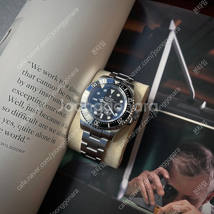 126660 씨드웰러 딥씨 검판 44mm 스틸 롤렉스 ...--1