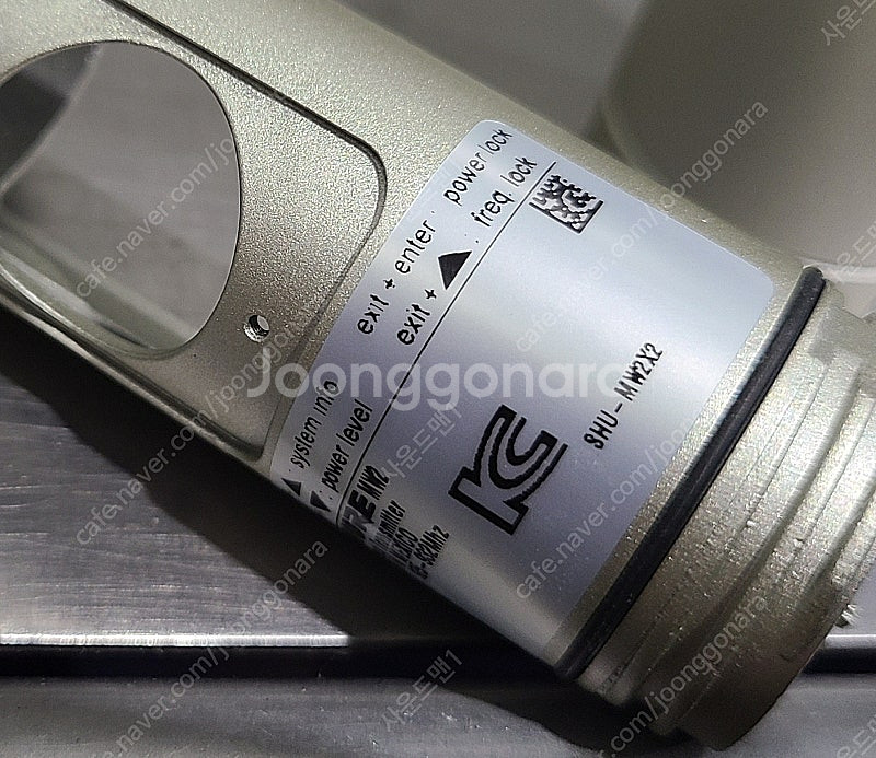 (SHURE)MW2 슈어 바디커버 밧데리커버 샴페인 신...--8