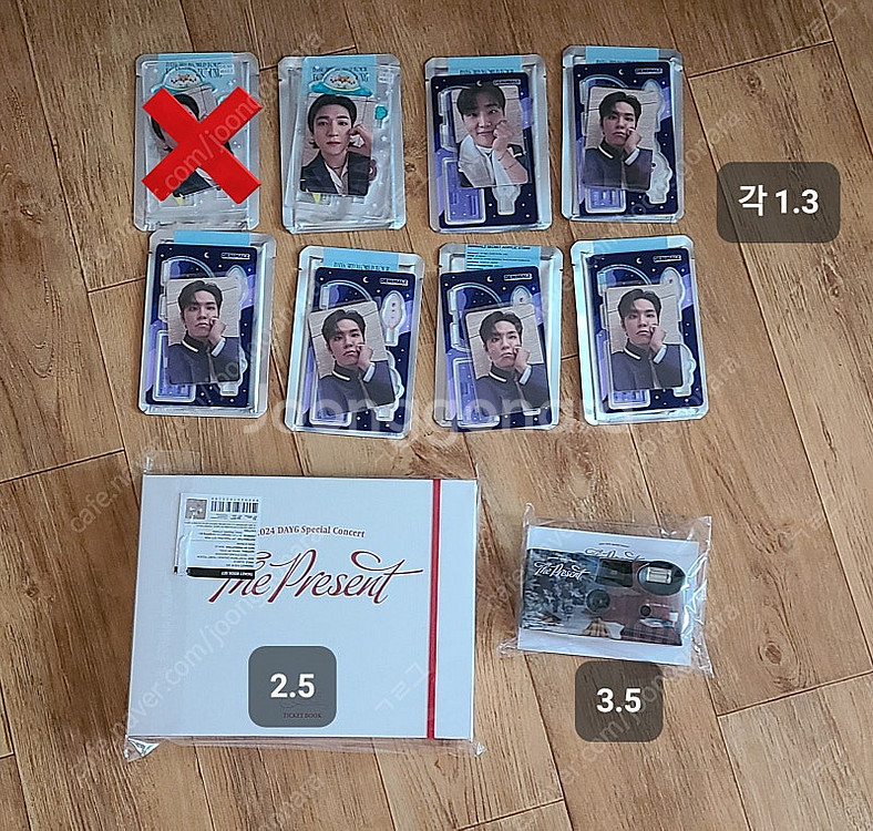 데이식스 굿즈 입장 포카 필름 카메라 티켓북 세트 아크...--0