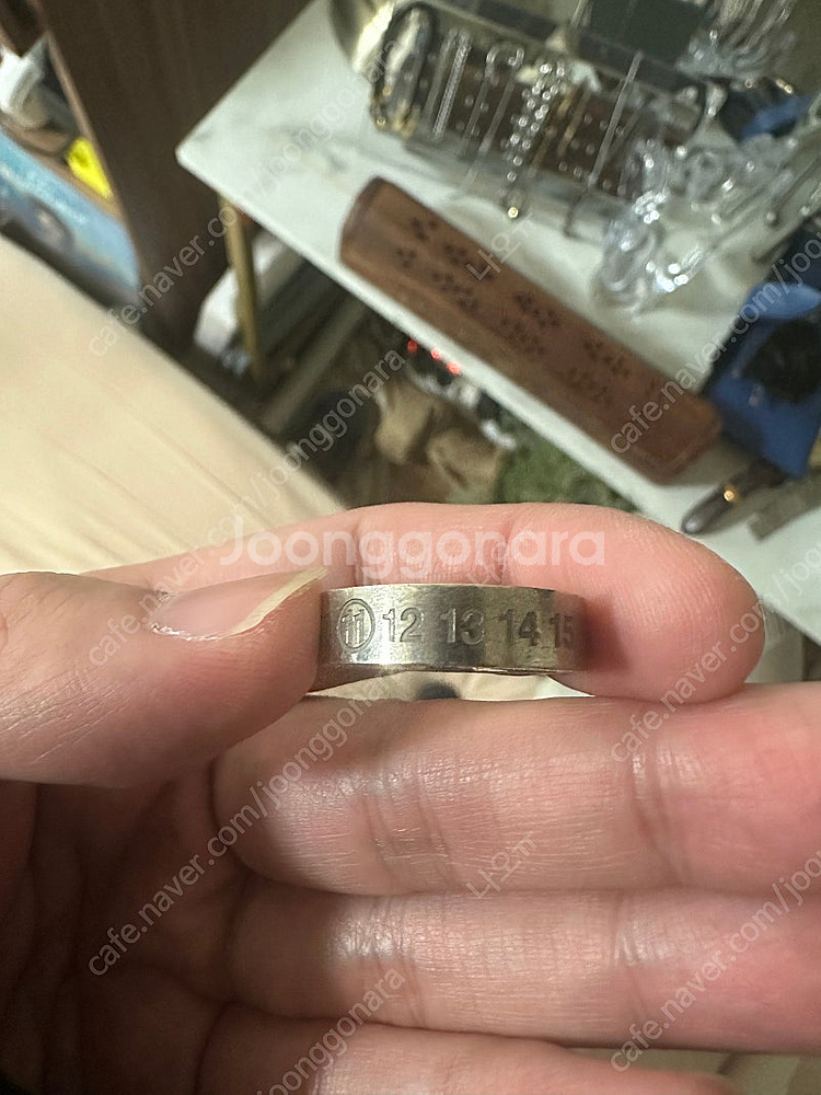 마르지엘라 넘버링 반지 S사이즈 판매합니다.--3