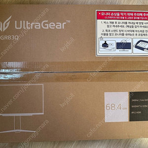 엘지 울트라기어 모니터 27GR83Q 240HZ