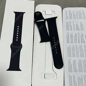 애플워치 정품 46mm 미드나이트 스포츠밴드 m/L