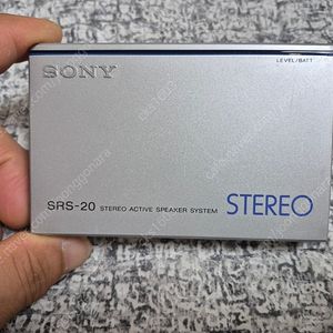SONY 액티브 스피커 SRS-20 실버색상 정상작동품 판매합니다.
