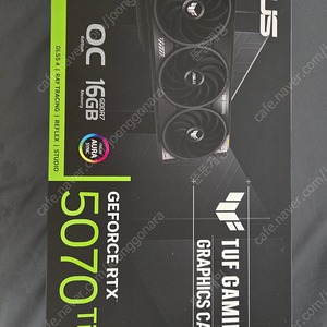 [미개봉] ASUS TUF 게이밍 RTX 5070 Ti O16G OC D7 16GB 대원CTS - 125만