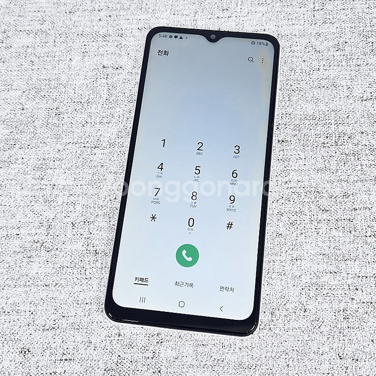 외관깔끔 무잔상 갤럭시 A12 32G 화이트색상 8만원...--7