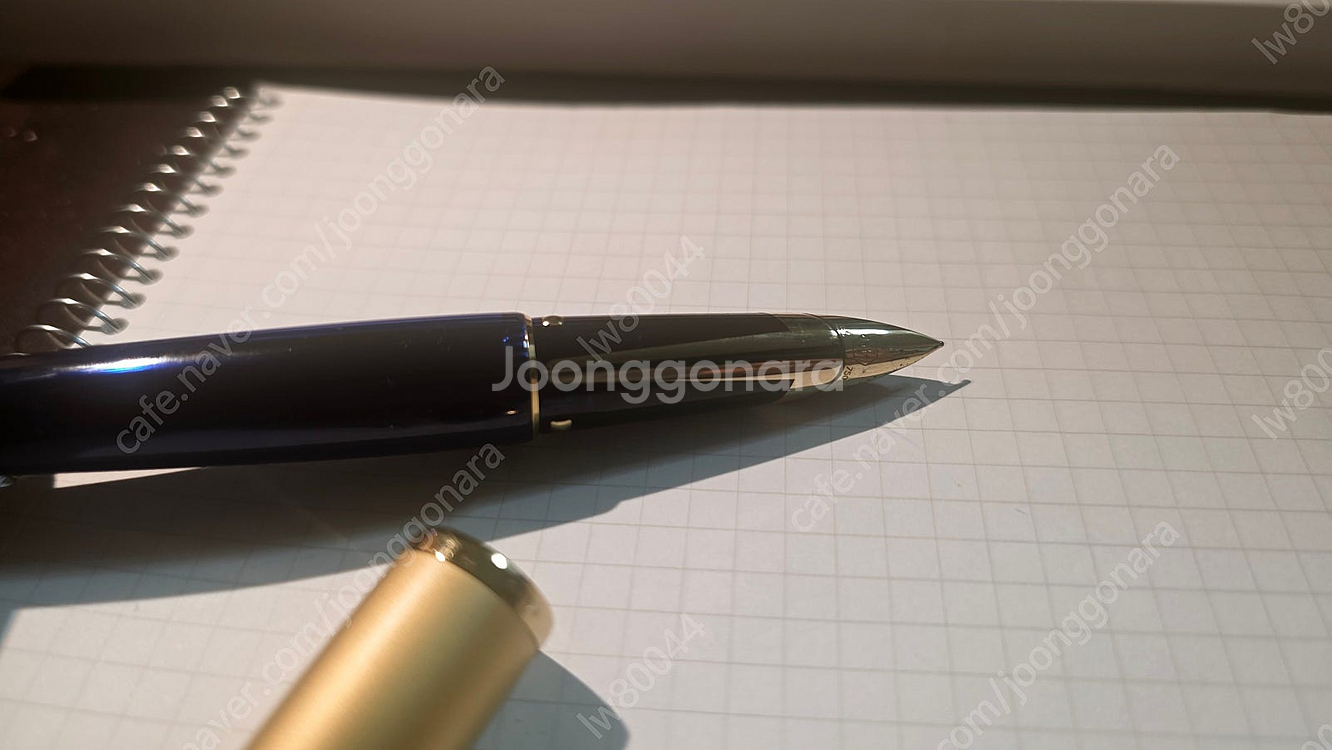 워터맨 에드슨 사파이어블루 만년필 팝니다--6