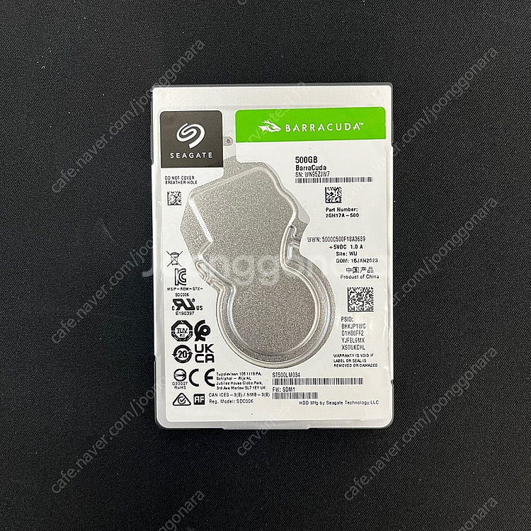 씨게이트 바라쿠다 500G HDD (2.5인치, 720...--0
