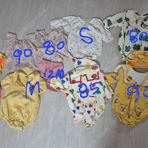 여아 아기옷 일광 80 85 90 S M 베베드피노