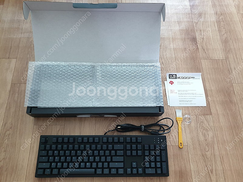 (내용필독) 앱코 해커 K995P V3 45g 블랙 무...--0