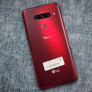 LG V40 레드 128기가 미파손 가성비단말기 5만에판매합니다