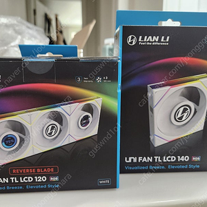 리안리 유니팬 LIAN LI UNI FAN TL LCD 120 리버스 3팩, TL LCD 140 1팩 화이트 팝니다.
