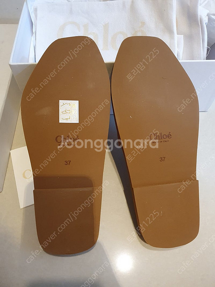 끌로에 정품 우디뮬 핑크 37 새상품--4