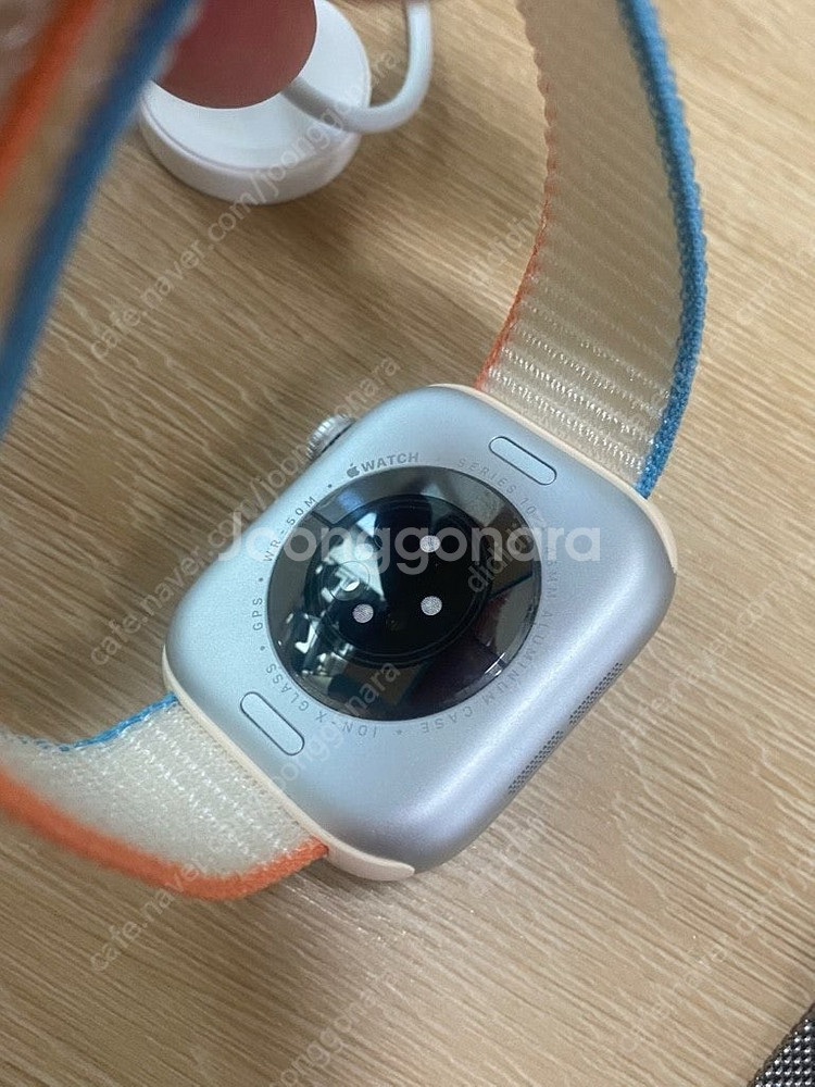 애플워치10세대 46mm 실버 gps 배터리100%--5
