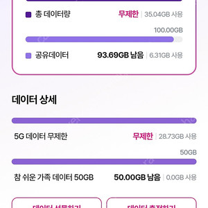 LG 유플러스 데이터 2기가