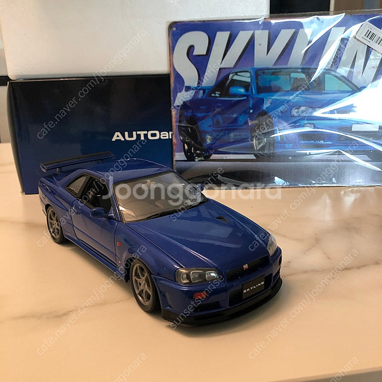 오토아트 gtr r34 1:18 판매--1
