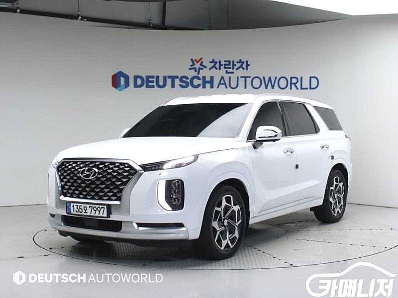 팰리세이드 디젤 2.2 2WD 2021 년 중고차/전액...--0