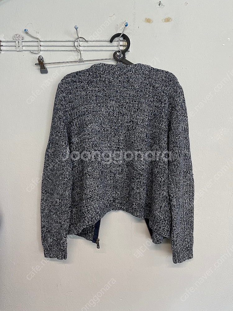 H&M 여성 니트 하이넥 집업 가디건 점퍼 S--3