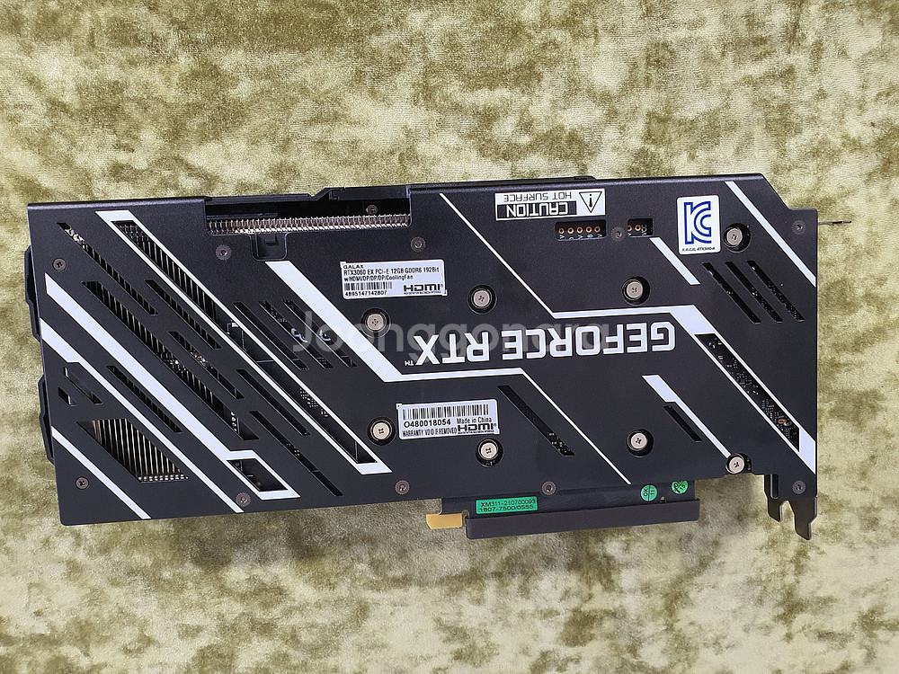 그래픽카드 갤럭시 RTX 3060 12G 상태아주좋아요--2