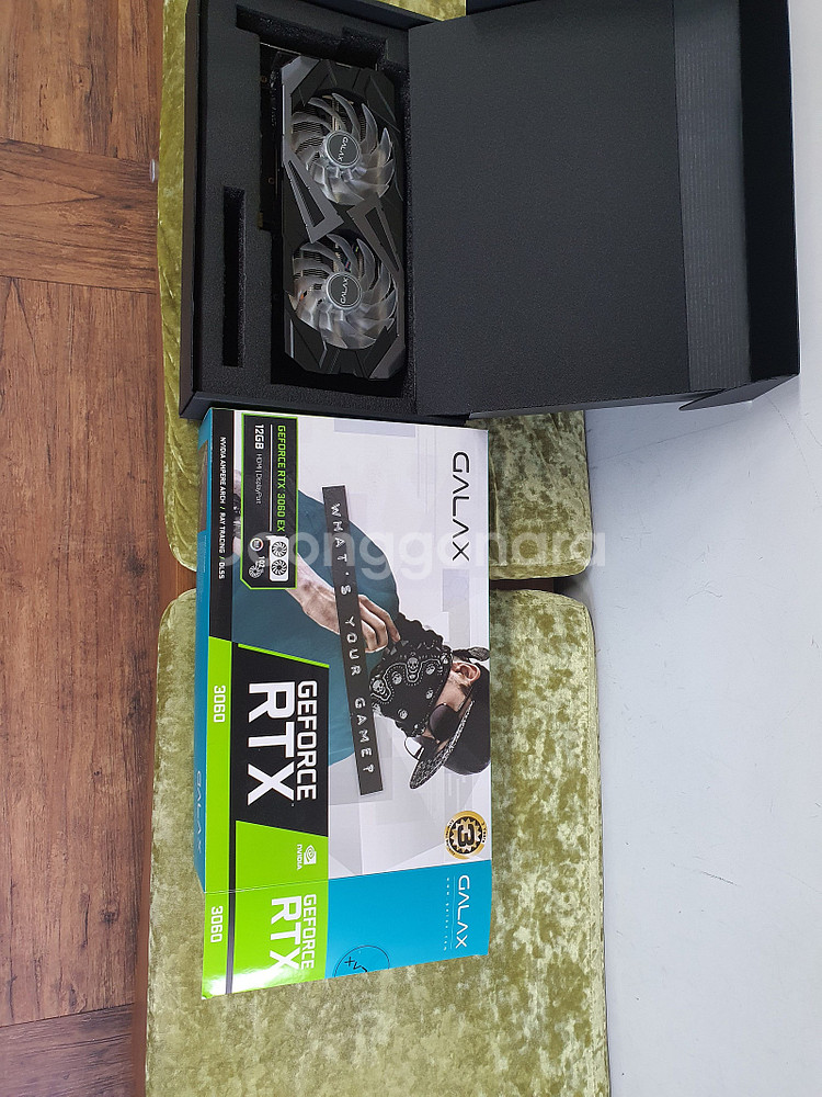 그래픽카드 갤럭시 RTX 3060 12G 상태아주좋아요--5