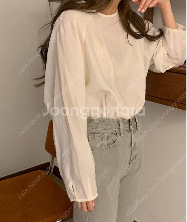 컴히얼 로즈베이 베리 한지 블라우스 / 새제품 / 착불...--2