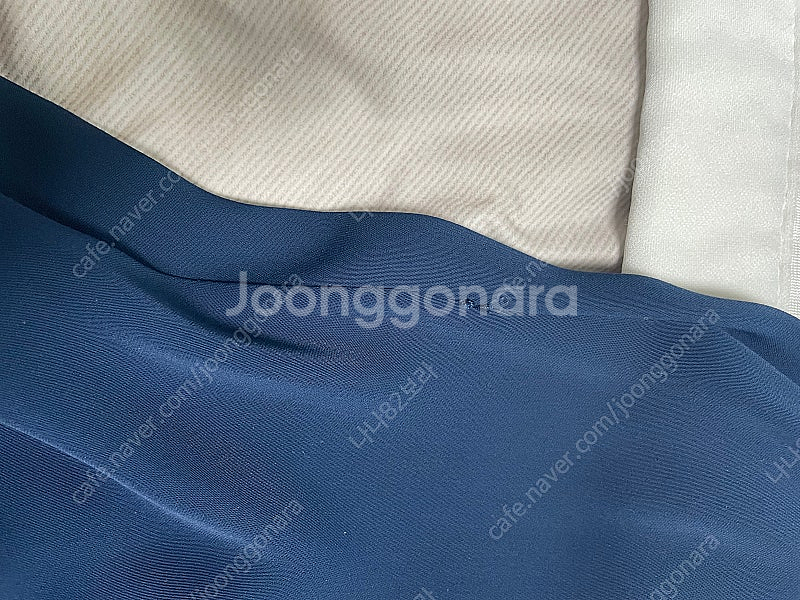 오르 루 반팔원피스 (네이비) - 어깨패드 없는 디자인--2