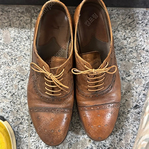 폴스미스 브라운 윙팁 구두